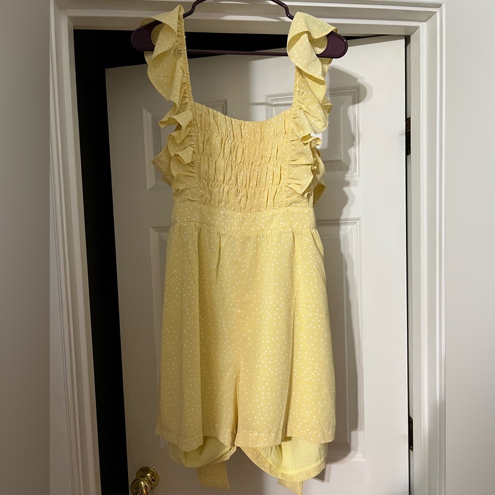 Pink Lily Romper